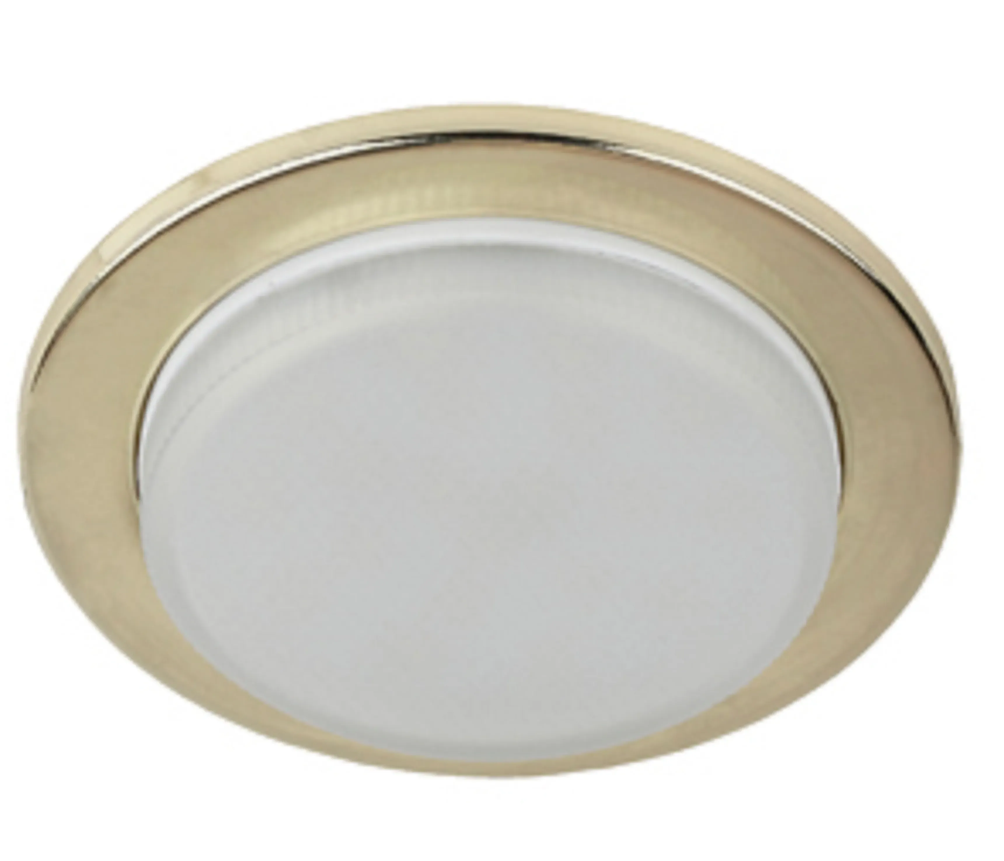 Светильник встраиваемый KL70 GD /1 под лампу Gx53 тонкий 220V 13W золото (40/2200) ЭРА Б0048954