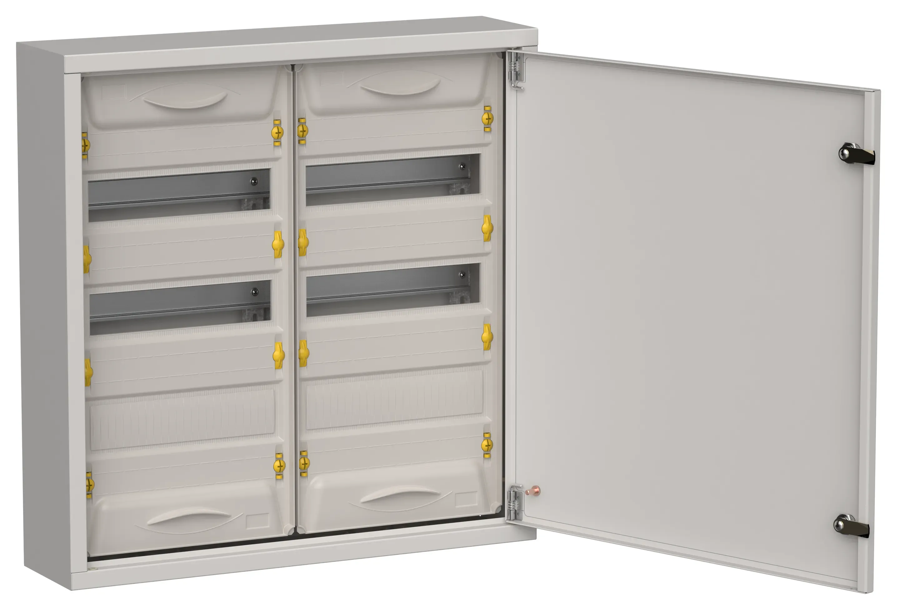 Titan 5 корпус металлический щрн-72 (2х36) 585х570х140мм ip31 серый (одна дверь) iek IEK TI5-50-N-2X036-31-7035