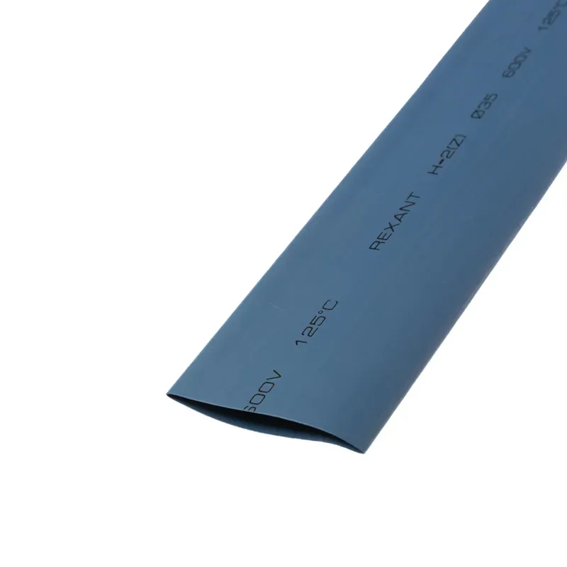 Термоусаживаемая трубка 35,0 17,5 мм, синяя, упаковка 10 шт. по 1 м, REXANT REXANT 23-5007