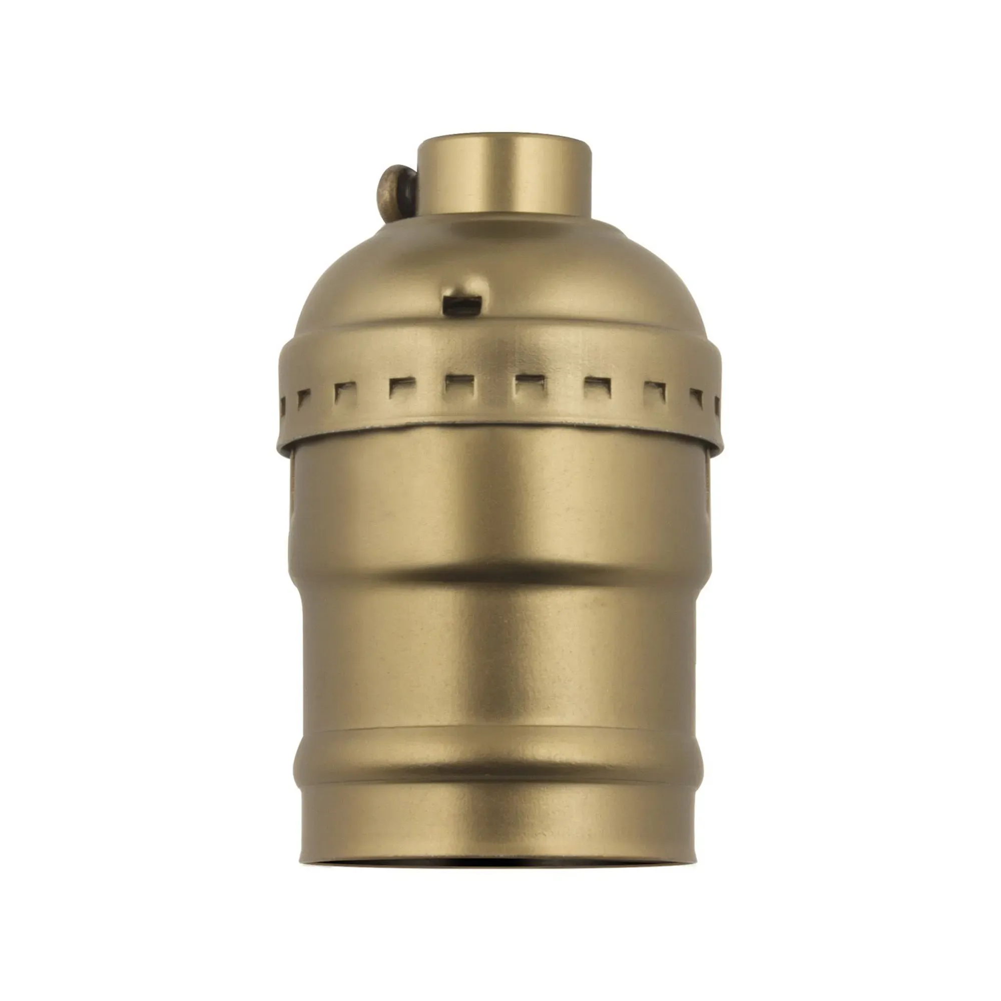 Патрон декоративный Vintage алюминий без выключателя E27 DLC-V-H01 бронза Uniel UL-00000531