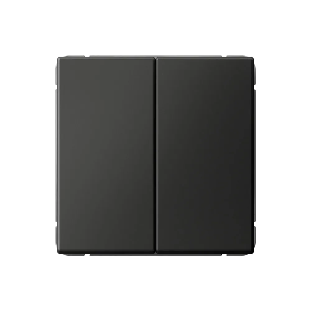 ARTGALLERY 2-клавишный ВЫКЛЮЧАТЕЛЬ КНОПОЧНЫЙ, сх.2, 10А, механизм, БАЗАЛЬТ SE (Потенциал) GAL001417