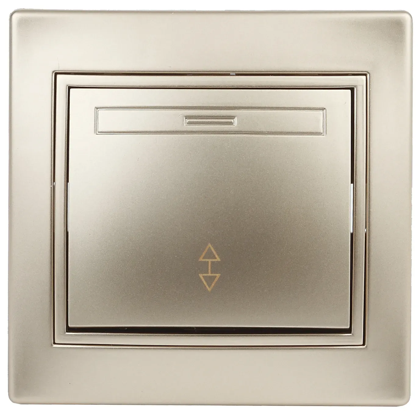 Переключатель Intro Plano 1-103-04 одноклавишный 10А-250В, IP20, СУ, шампань ЭРА Б0053748