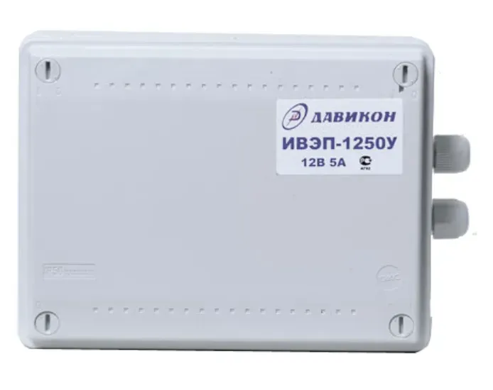 Источник вторичного электропитания DC12-14В/5А Давикон ИВЭП-1250У