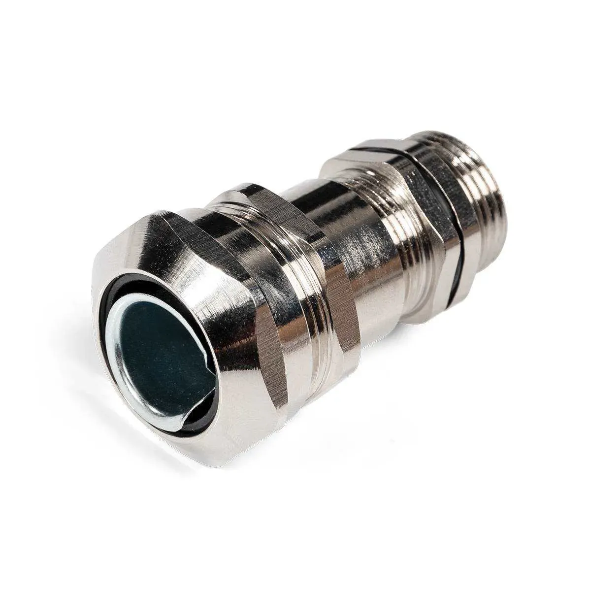 Ввод кабельный для металлорукава из нержавеющей стали ВК-М16(4-8 мм)-МР10 (INOX) КВТ 88167