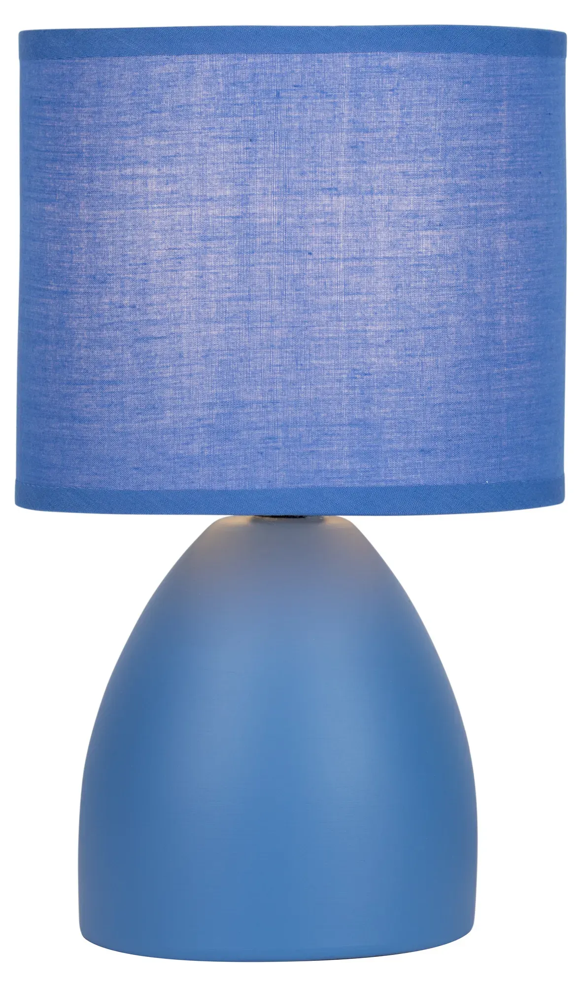Настольная лампа Nadine 7047-503 1 х Е14 40 Вт керамика синяя с абажуром Rivoli Б0057258