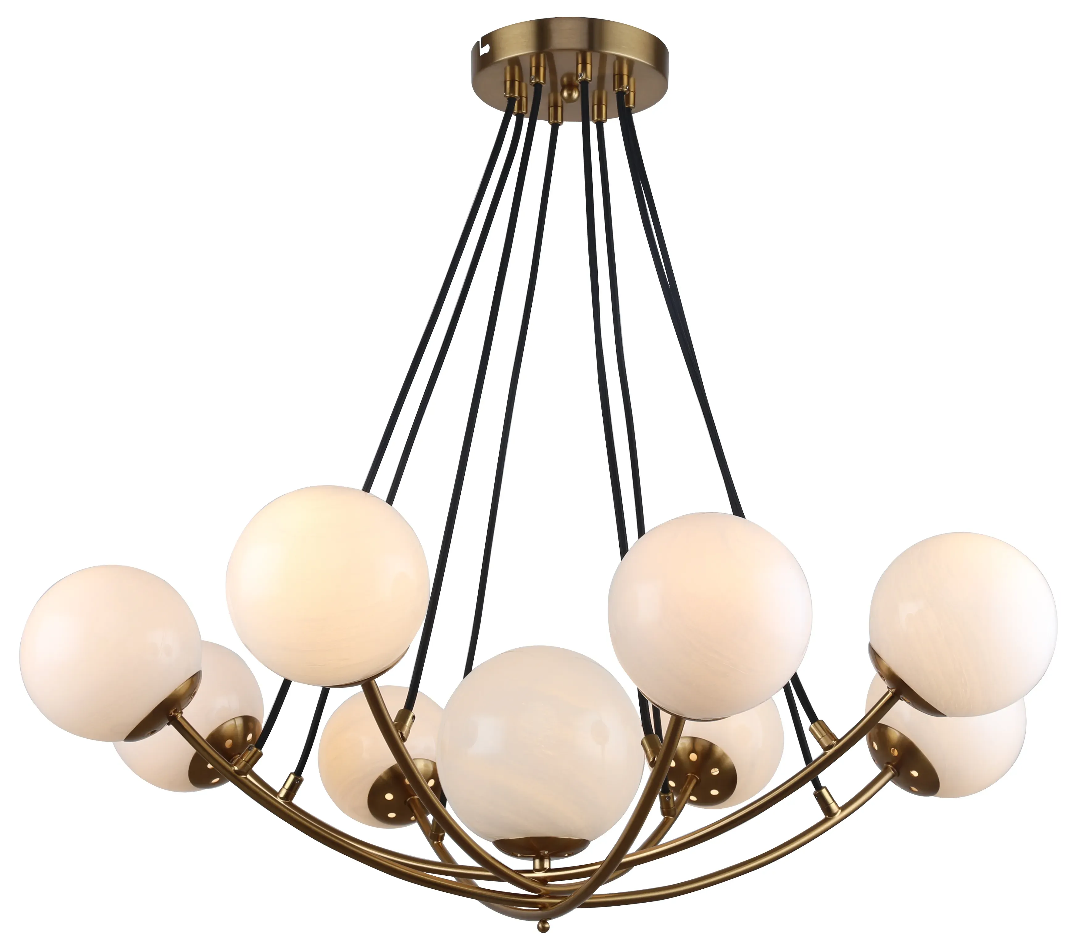 Люстра Dina 4099-309 9 х Е14 40 Вт дизайн Rivoli Б0055482