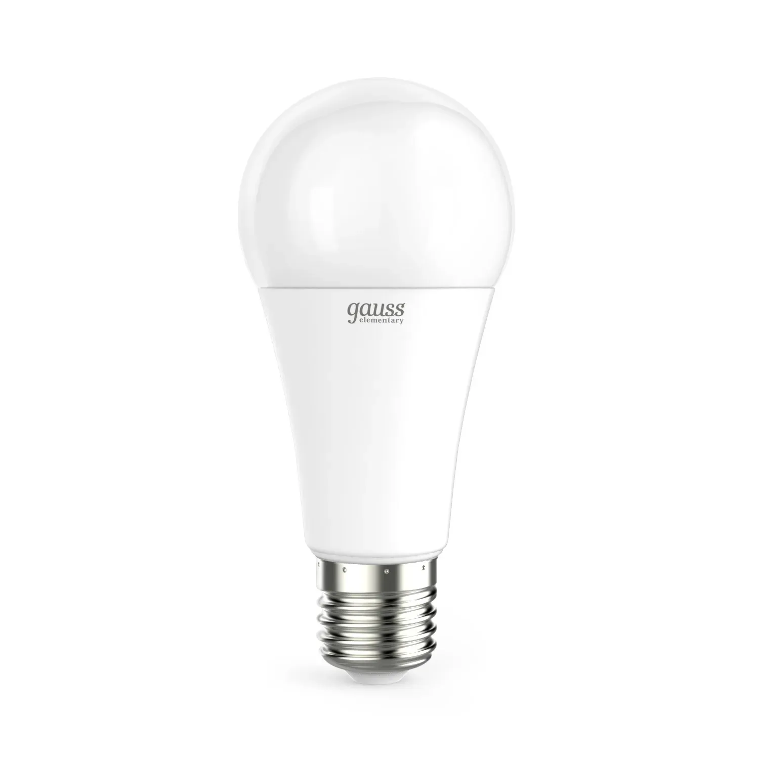 Лампа светодиодная led 20 вт 1600 лм 4100к ac180-240в e27 а60 (груша) нейтральный  elementary gauss GAUSS 23229