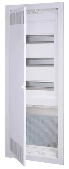 Встраиваемый комбинир. щит nova (3 din-рейки + 1 монт. плата) 5 габарит с металлической перфорированной дверью ip40 ekf EKF NV-CB-PMD-3+1