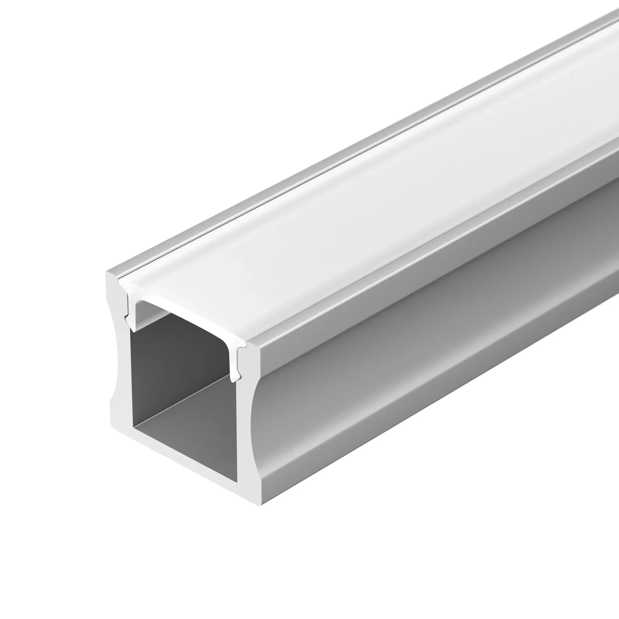 Профиль с экраном ALU-SLIM-H15-2000 ANOD+FROST (ARL, Алюминий) Arlight 018246