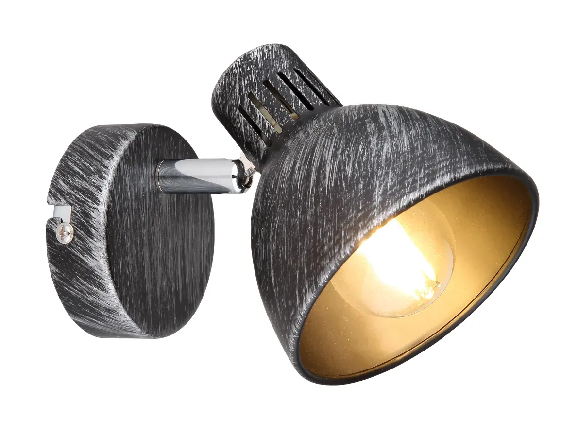 Светильник настенно-потолочный спот Eho 7031-701 1 х E14 40 Вт поворотный Rivoli Б0047127