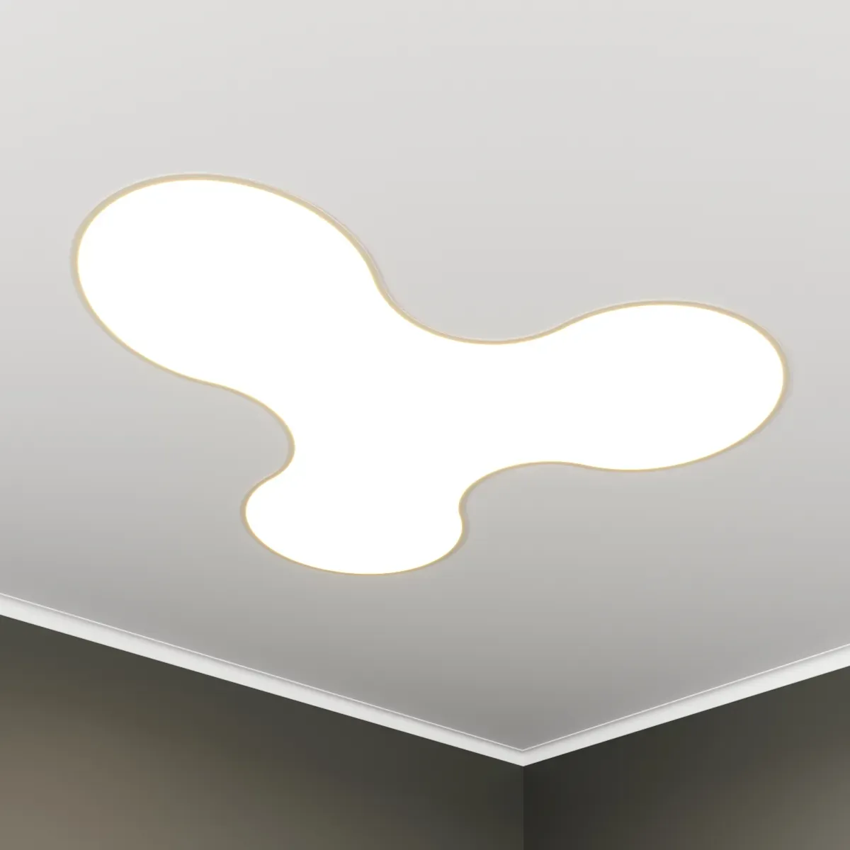 Светильник светодиодный RVE-LBX-SONAR-846-VG (Спинер 846х782х110мм 49Вт встраиваемый под шпаклевку 4000K Белый) RVElektro RVE00003596