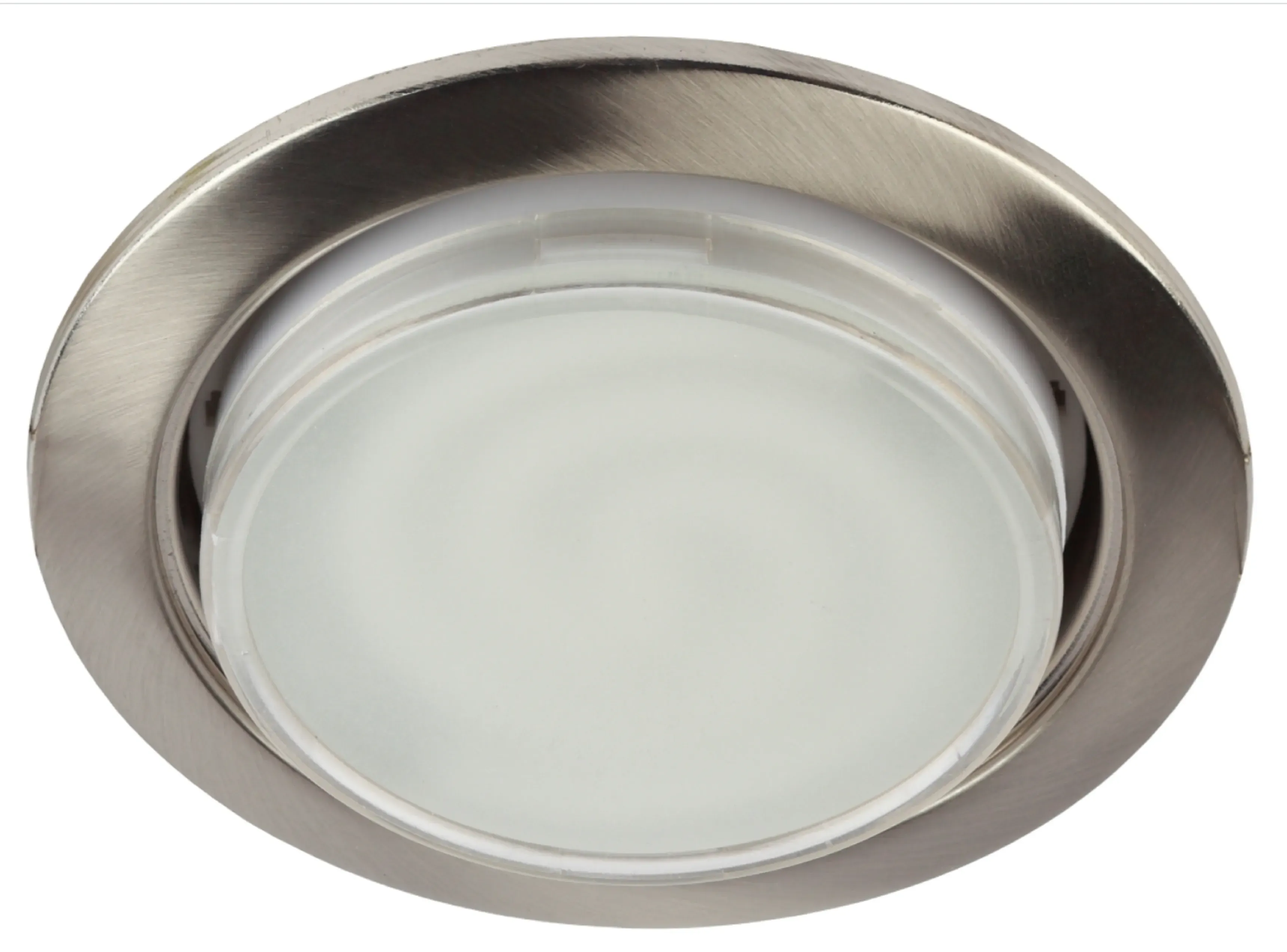 Светильник встраиваемый KL35 SN /1 (к) под лампу Gx53 220V 13W сатин никель (80/1680) ЭРА Б0048943