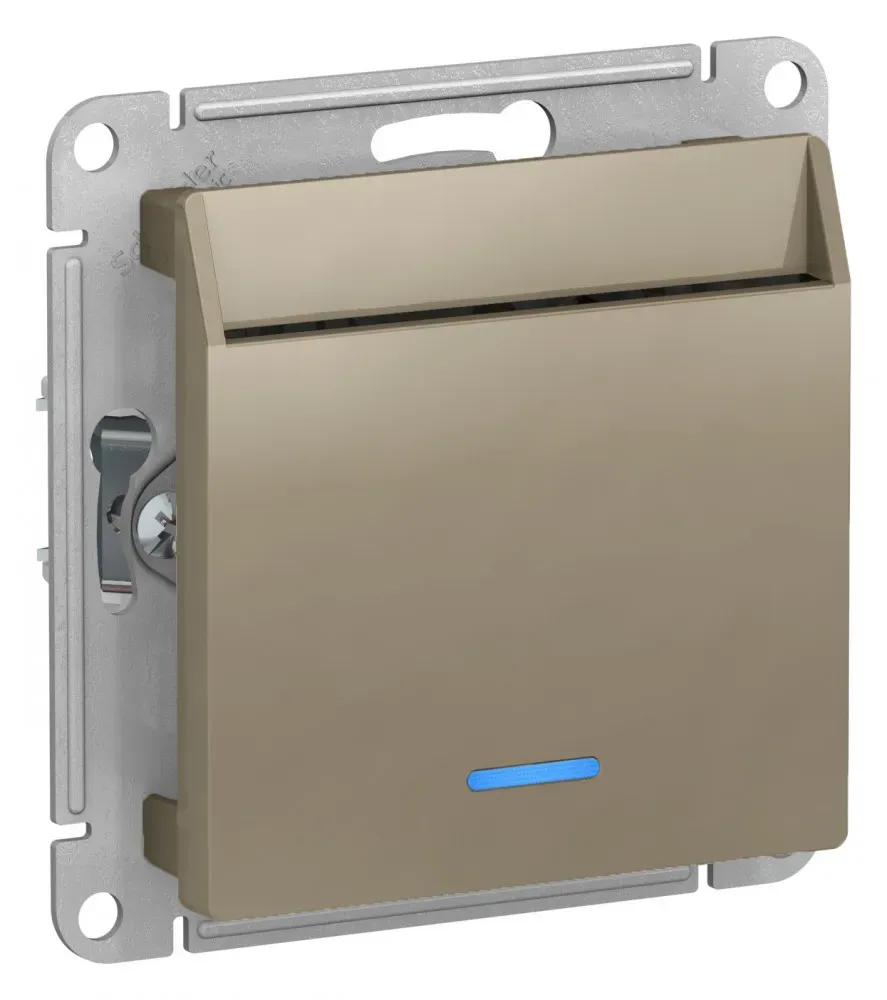 ВЫКЛЮЧАТЕЛЬ ATLASDESIGN карточный, механизм, ШАМПАНЬ SE (Потенциал) ATN000567