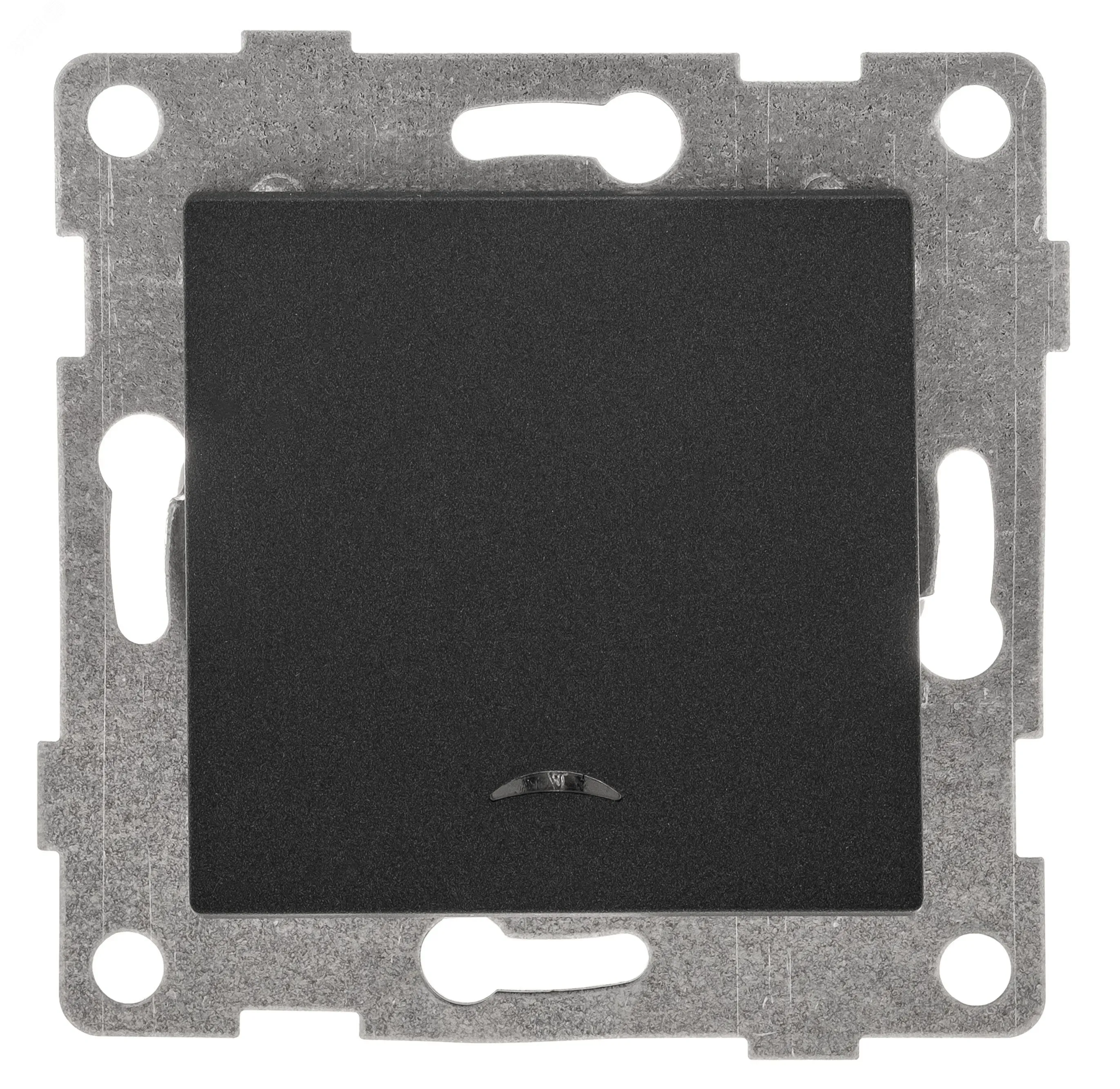 GUSI Ugra механизм выключателя 1кл. (инд), скрытая  установка,  10А, 250В. Цвет: графит. GUSI Electric С11В18-010