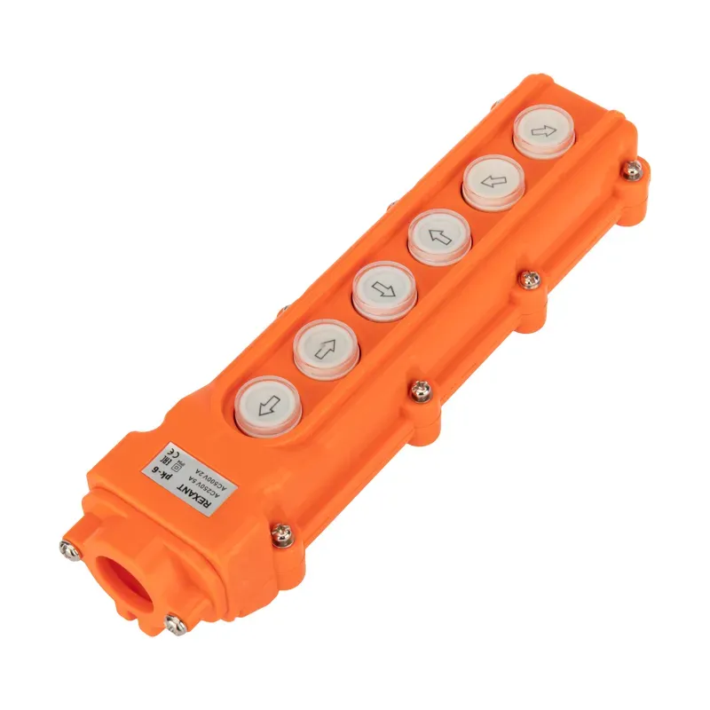 Пульт кнопочный ПK-6 на 6 кнопок IP54 REXANT 36-9212