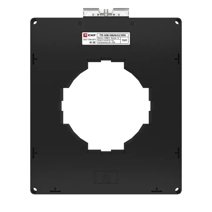 Трансформатор тока ТТЕ-125-1500/5А класс точности 0,5 (большой корпус) Ekf tte-125b-1500