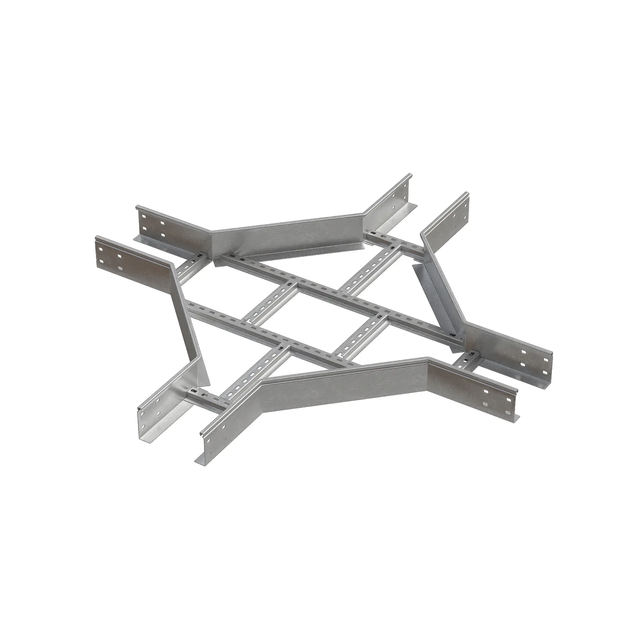 Разветвитель Х образный лестничный 100х100х1,5 мм HD85 N КМ-профиль LXD100-100-1.5 HD85 N