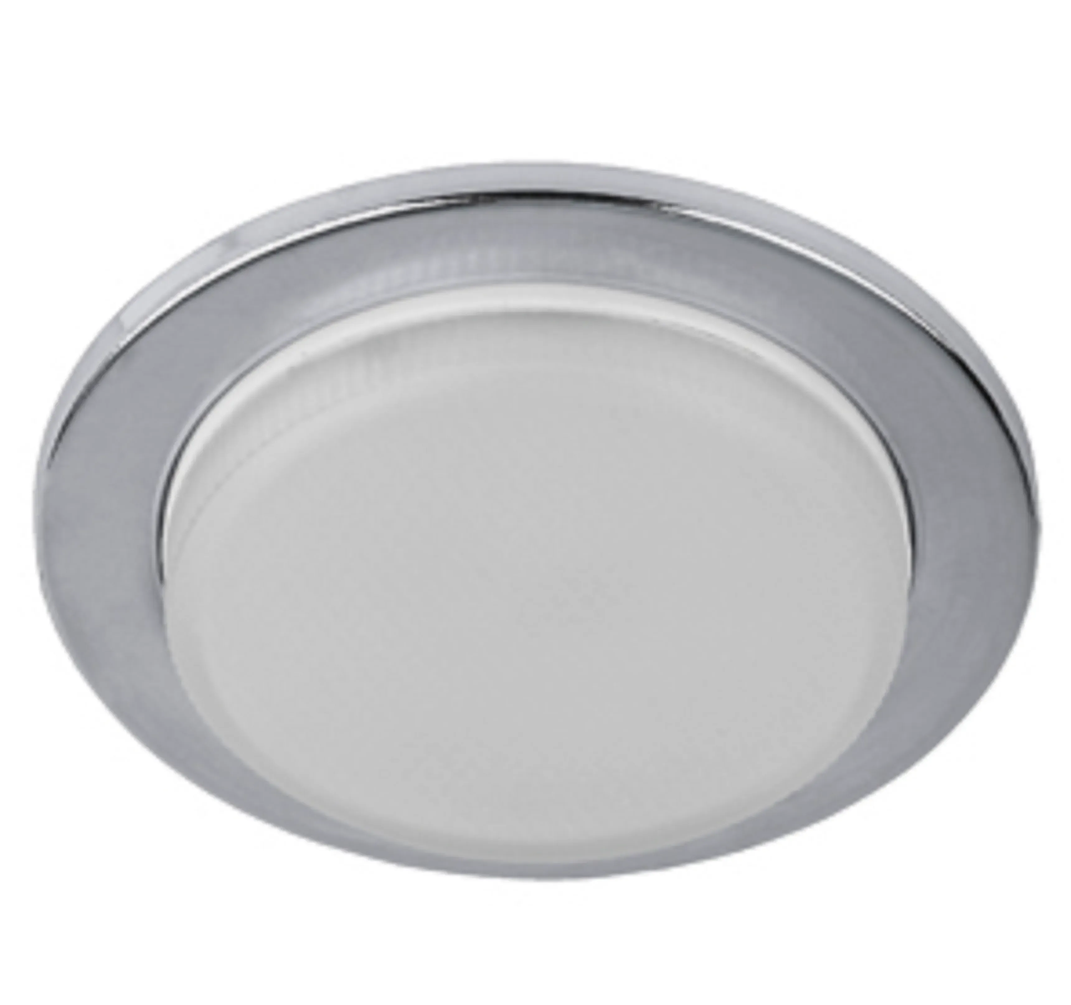 Светильник встраиваемый KL70 СН /1 под лампу Gx53 тонкий 220V 13W хром (40/2200) ЭРА Б0048956