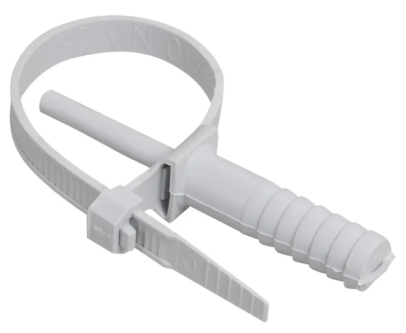 Хомут 7х150мм дюбельный серый (50шт) IEK UHH80-7-150-50-K41-F