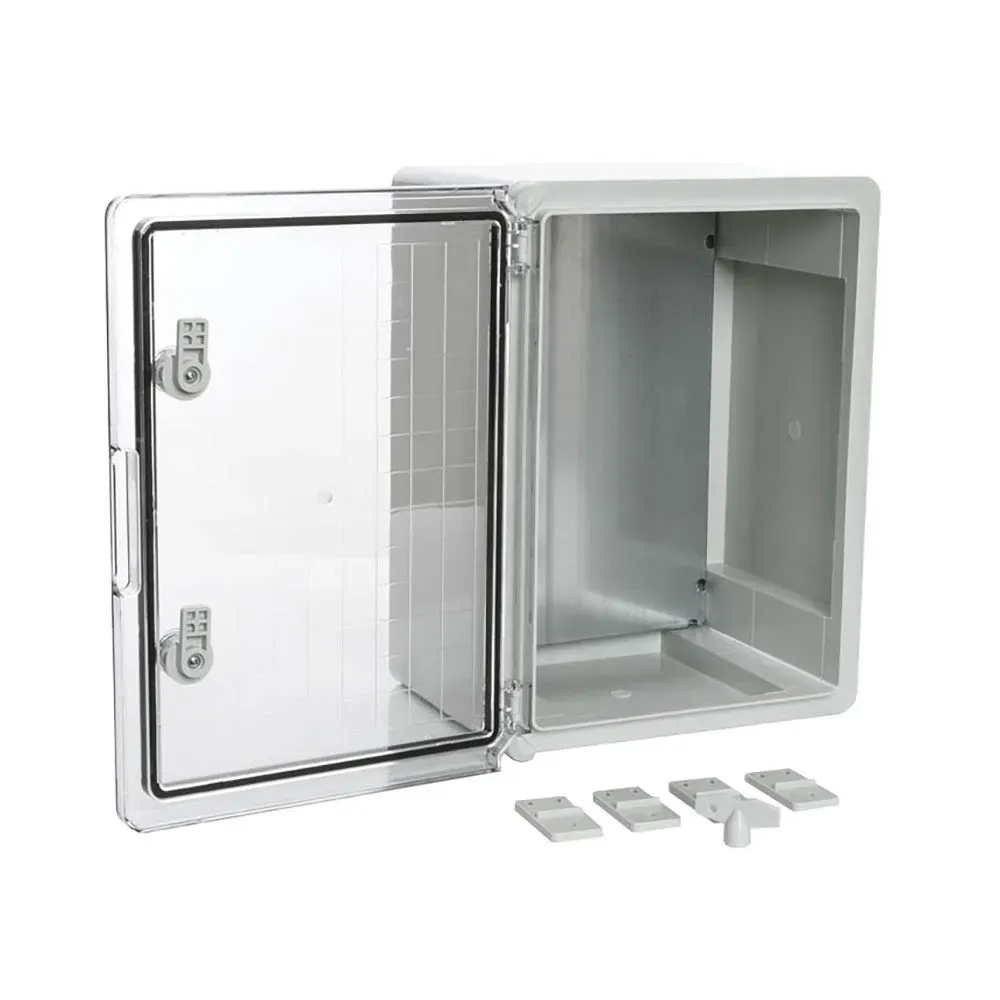 Корпус пластиковый с монтажной панелью щмп ip65 прозрачная дверь 400х300х170 ПРОМРУКАВ PR08.26491