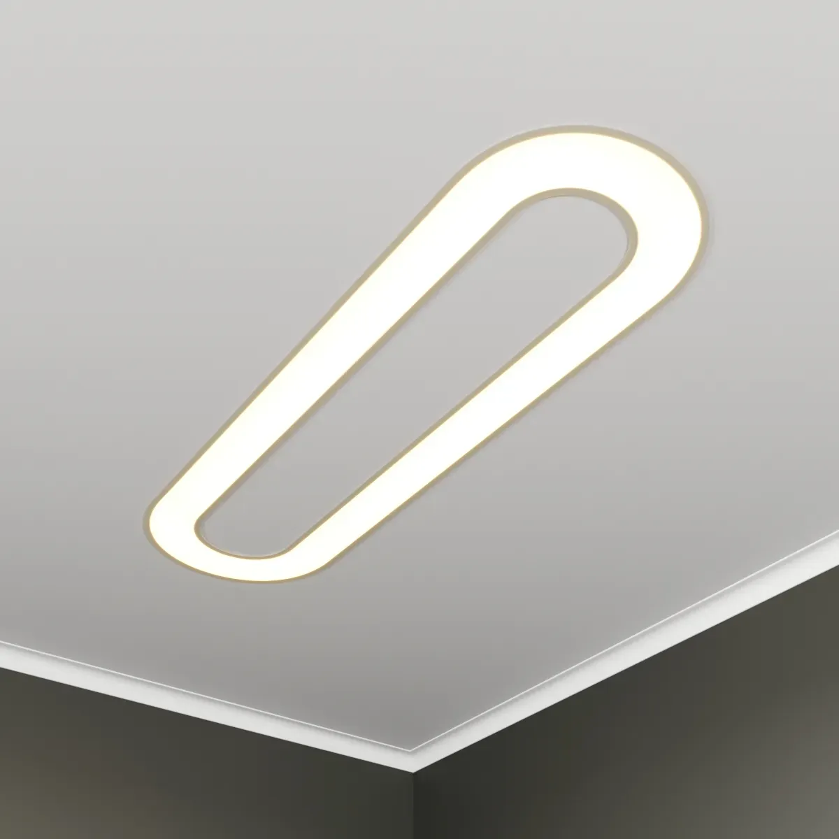 Светильник светодиодный RVE-LBX-HOLE-LARGO-1446-VG (Овал с отв. 1446х396х110мм S80мм 74Вт встраиваемый под шпаклевку 4000K Белый) RVElektro RVE00003671