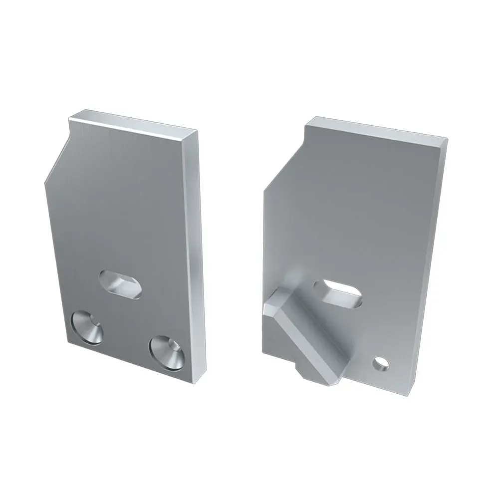 Заглушка для AЛм-GLASS-10 левая с отверстием (ARL, металл) Arlight 026734