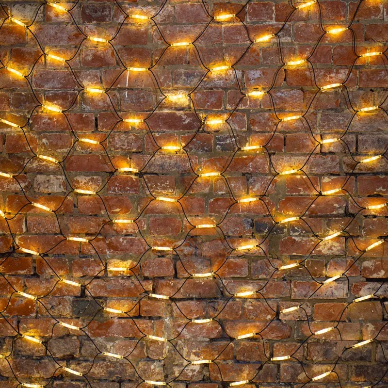 Гирлянда Сеть 2x3 м, черный каучук, 432 LED тёплый белый Neon-Night 217-126