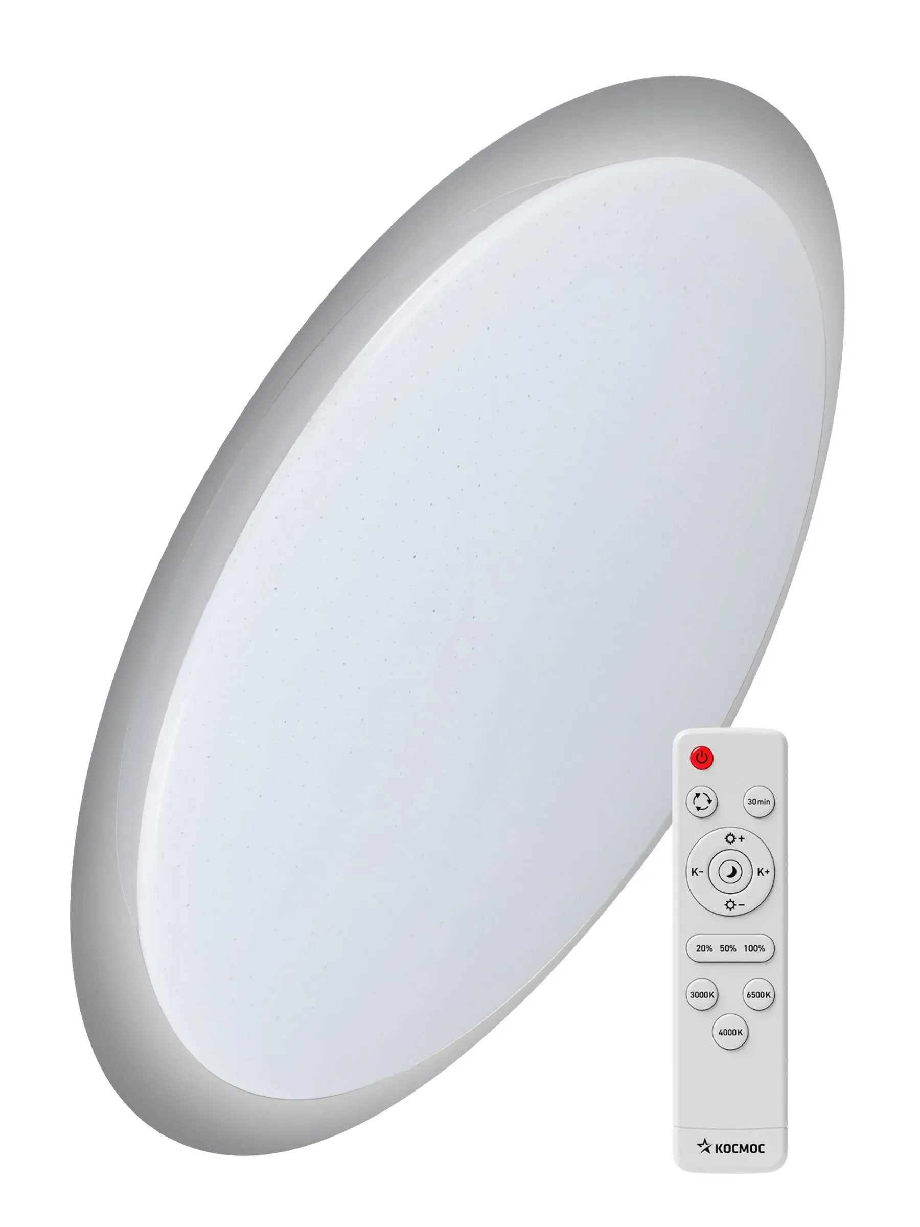 Светильник светодиодный ДБО-120 Вт настенно-потолочный управляемый GALAXY 230В 3000-6500K 9600Лм 560x85мм КОСМОС KSGala120W