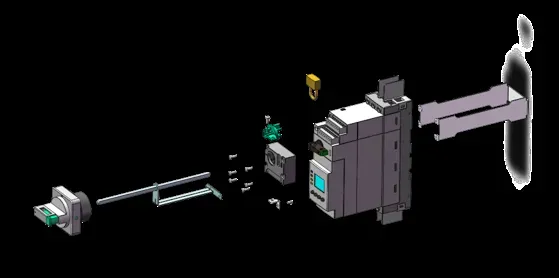ОСНОВАНИЕ ДЛЯ ВЫНОСНОЙ ПОВОРОТНОЙ РУКОЯТКИ MFS SE (Systeme) MFSAPN02