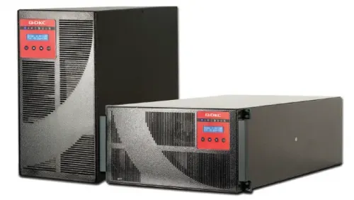 Источник бесперебойного питания Online, Solo MD, 10000 ВА / 9000 Вт, 1/1, стоечное исполнение 5U, 6 x C13 + 4 x C19 + клеммная колодка, без внутренних АКБ DKC IT SOLOMD10A0