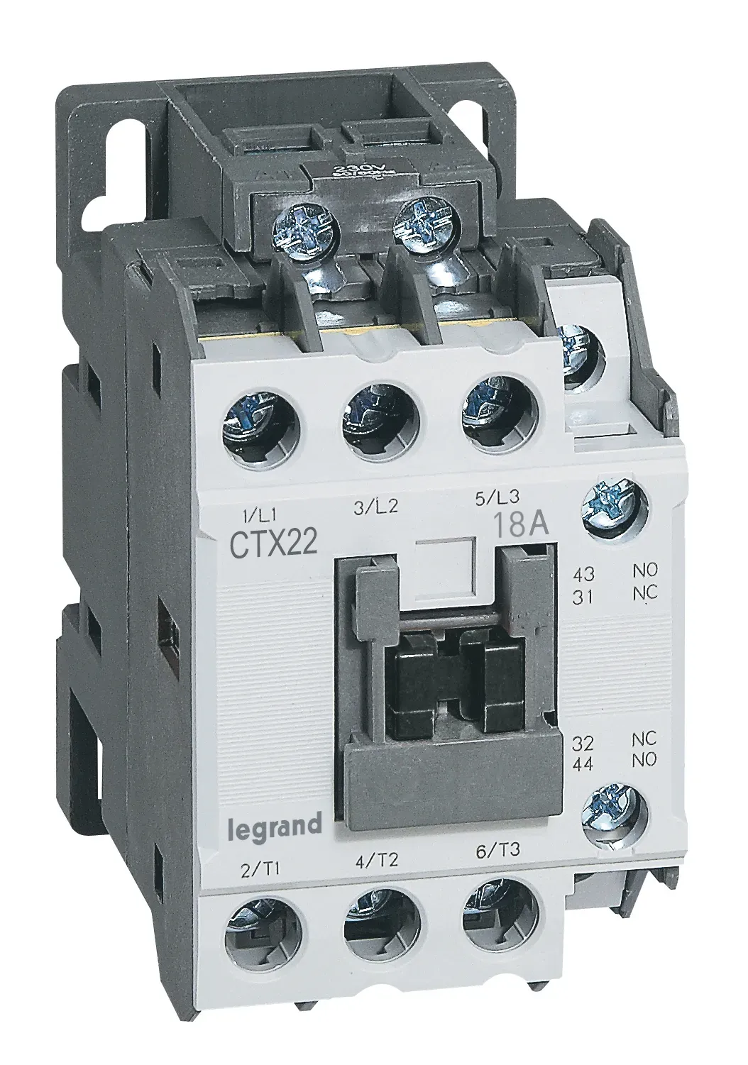 CTX3 Контактор 3п 18А 1НО1НЗ 230В AC LEGRAND 416106