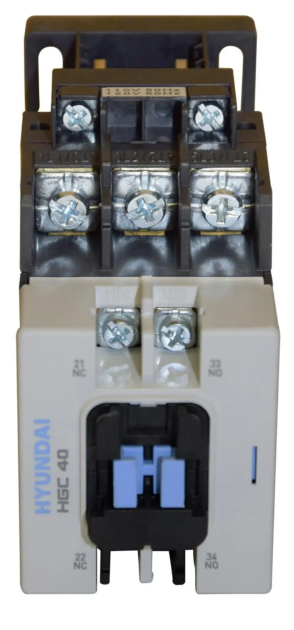 Магнитный контактор HGC40 11NS D024  40A 18.5 кВт при АС3 (380-440В) кат. 24В DC 1НО+1НЗ Элком 13.01.01.000595