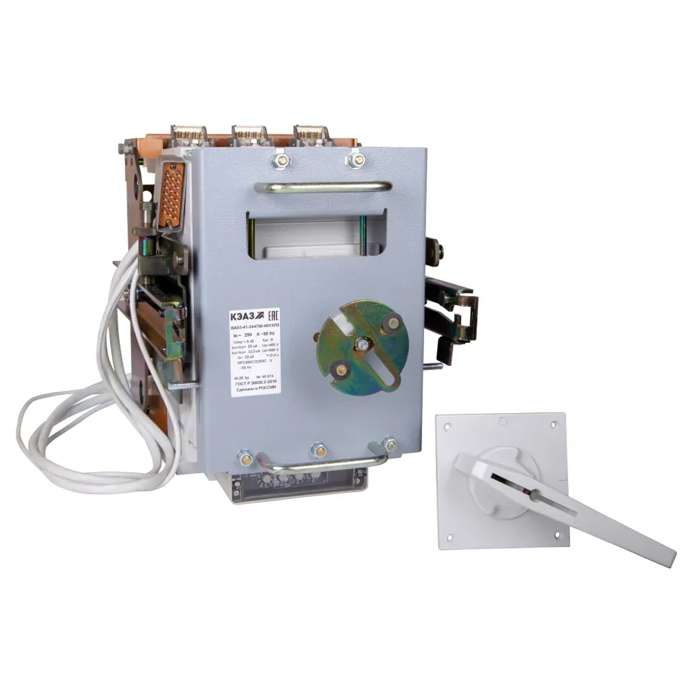 Выключатель автоматический ва53-41-344750-400а-690ac-нр230ac/220dc-ухл3- КЭАЗ 266121
