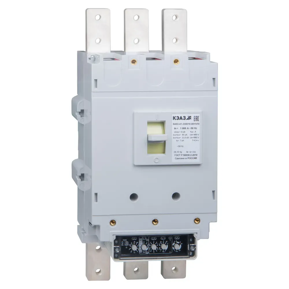 Выключатель автоматический ва53-41-330010-400а-690ac-ухл3 КЭАЗ 230911