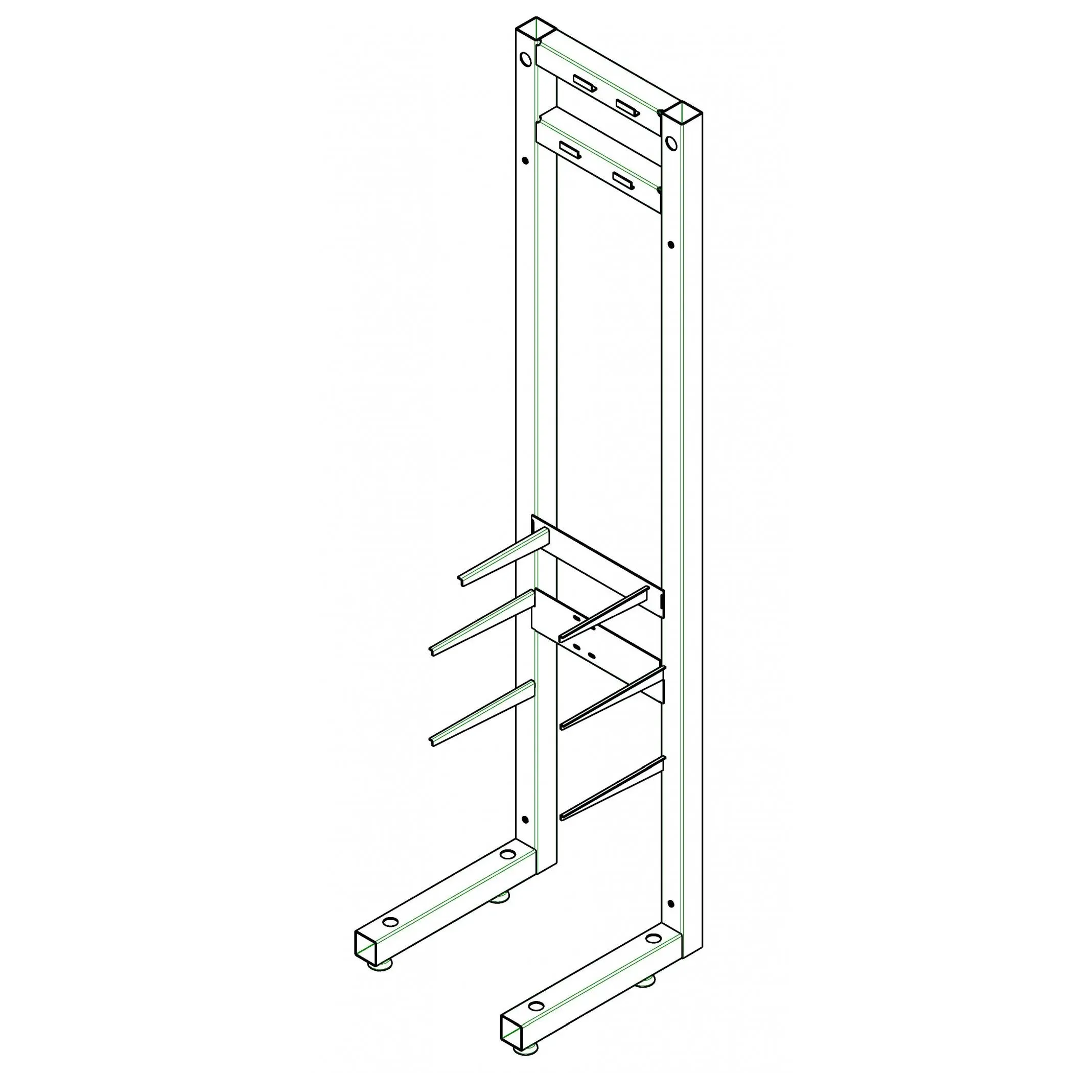 Рама для навешивания котла и гидравлических коллекторов для LUNA Duo-tec MP+ BAXI A7656916