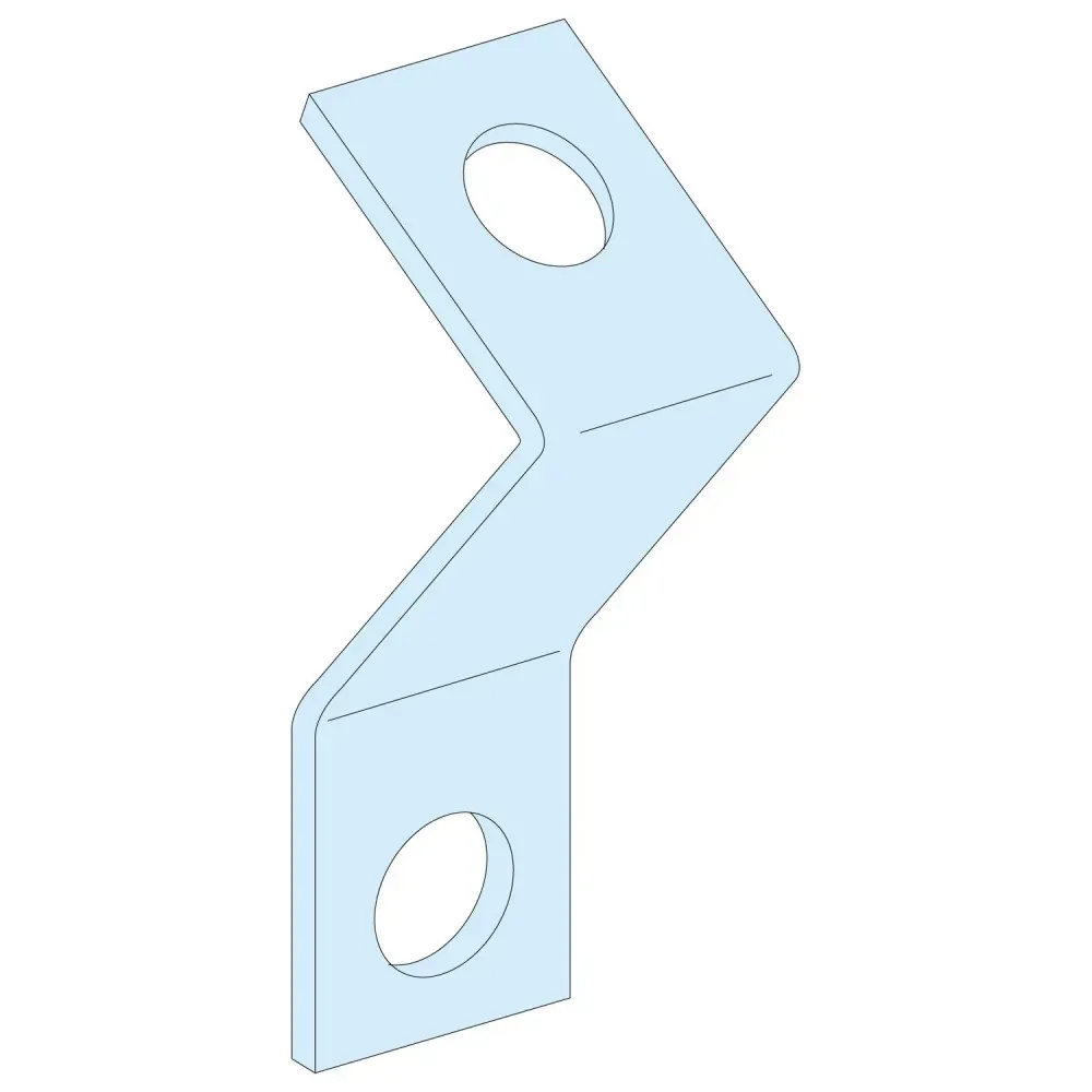 ДЕРЖАТЕЛИ МОНТАЖНОЙ РЕЙКИ,ПОД УГЛОМ 45°(G) SE (Schneider) LVS03005