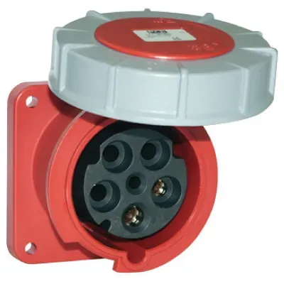 Розетка скрытая ip67 125a 3p+e 400v ДКС DISF041254