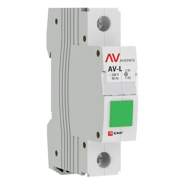 Лампа сигнальная AV-L зеленая AVERES EKF av-l-green-averes