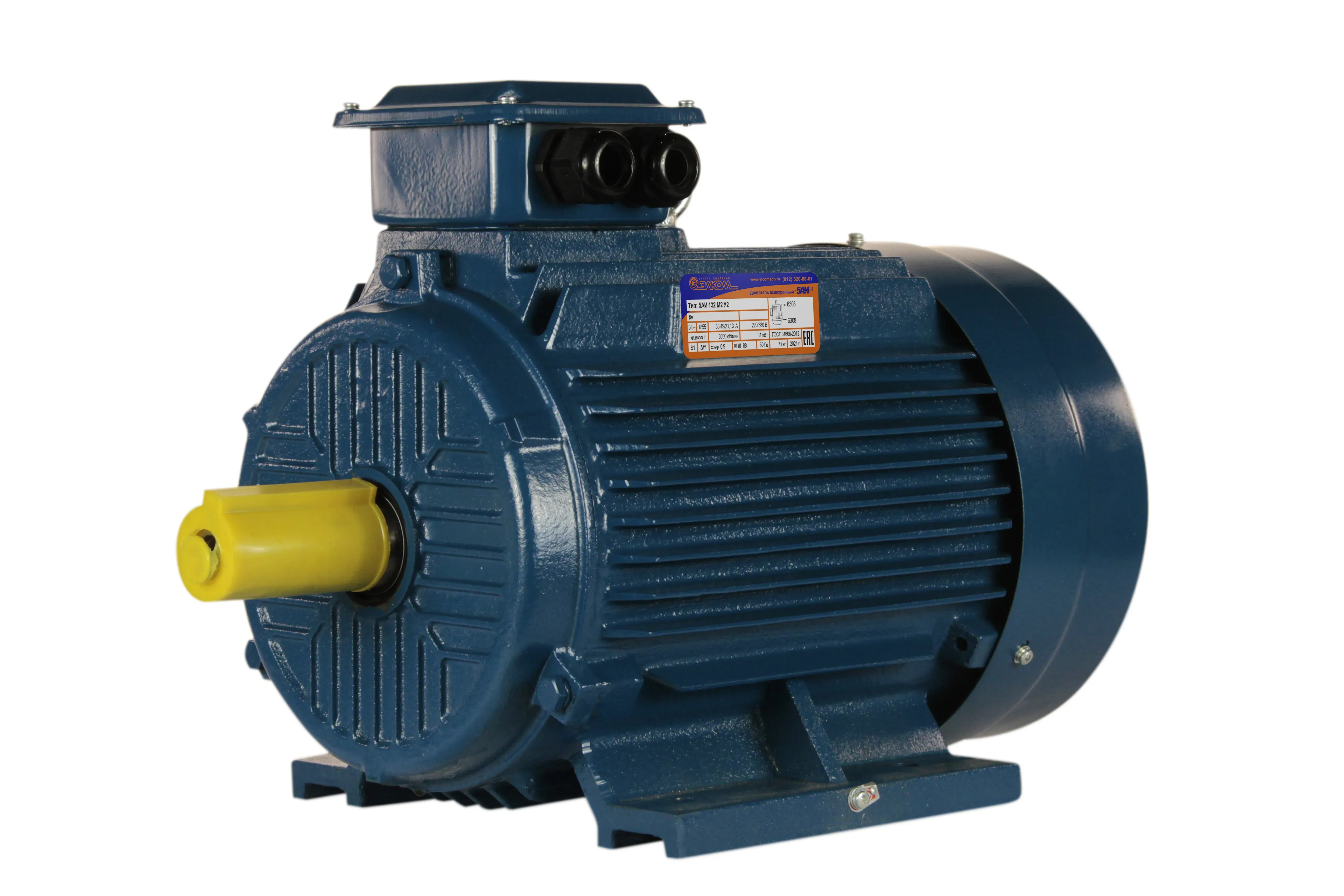 Электродвигатель 5АИ 132 S4 7.6/1500 IM 1081 Elcom 01.01.214398
