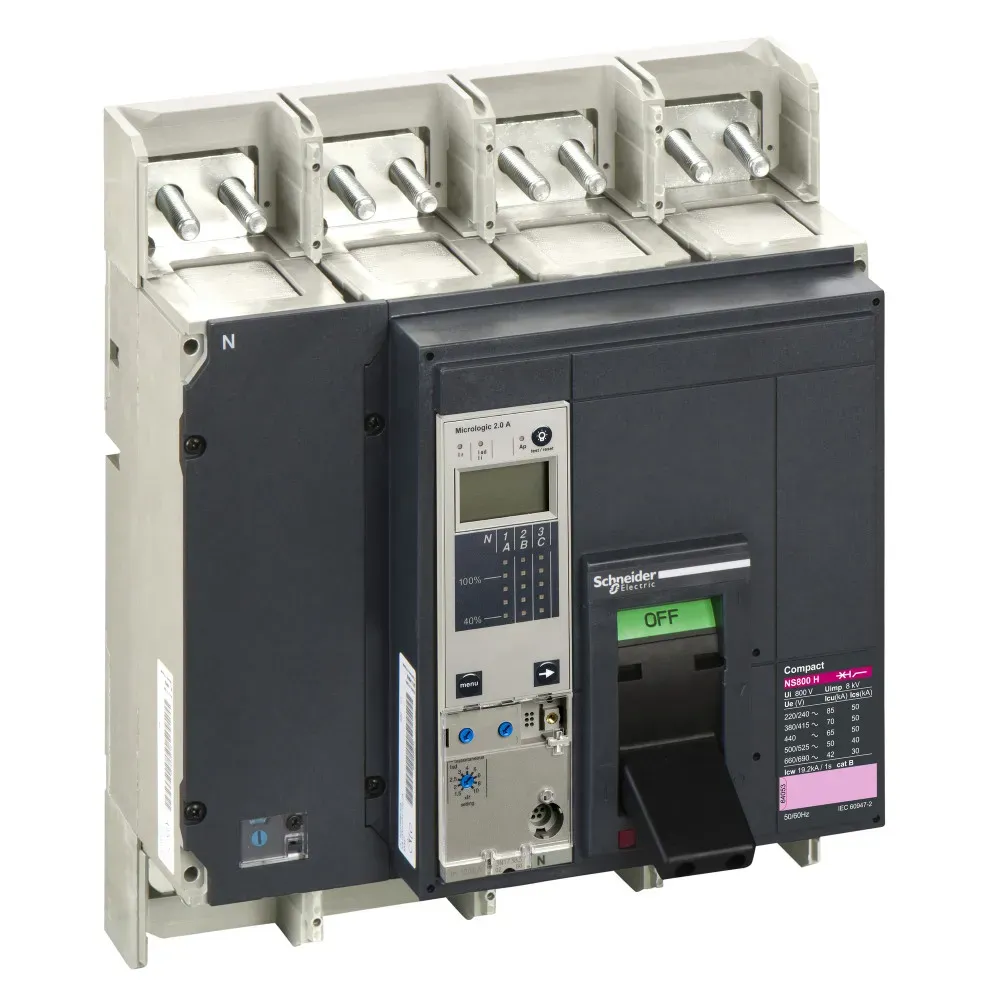 Выключатель NS800 H 4p + MicroLogic 2.0A в сборе Dekraft 33239