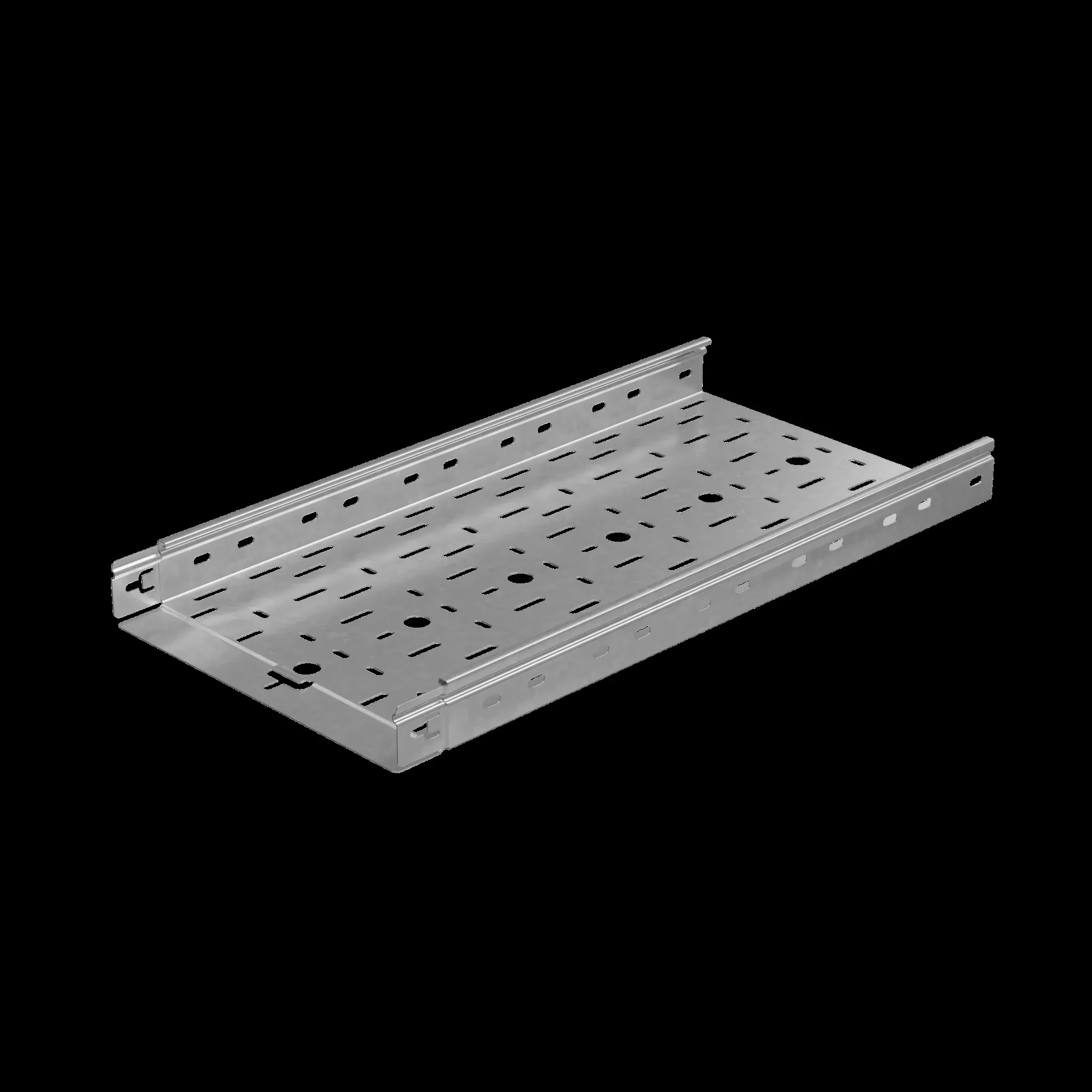Лоток перф. 50х300х1,5 l3000 мм быстрый монтаж плюс hd КМ-ПРОФИЛЬ LPPLUS50-300-1.5-3000 HD