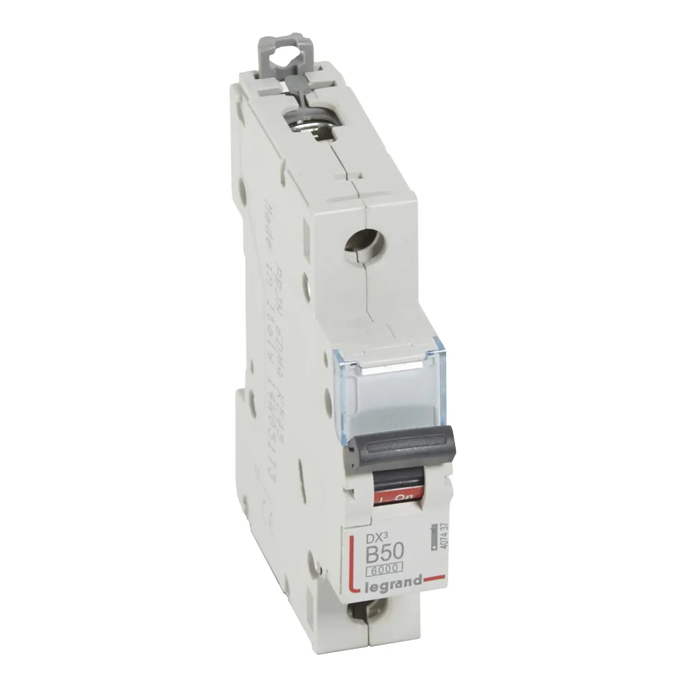 Выключатель автоматический однополюсный 50а b dx3 6ka/10ka LEGRAND/DACCORD 407437