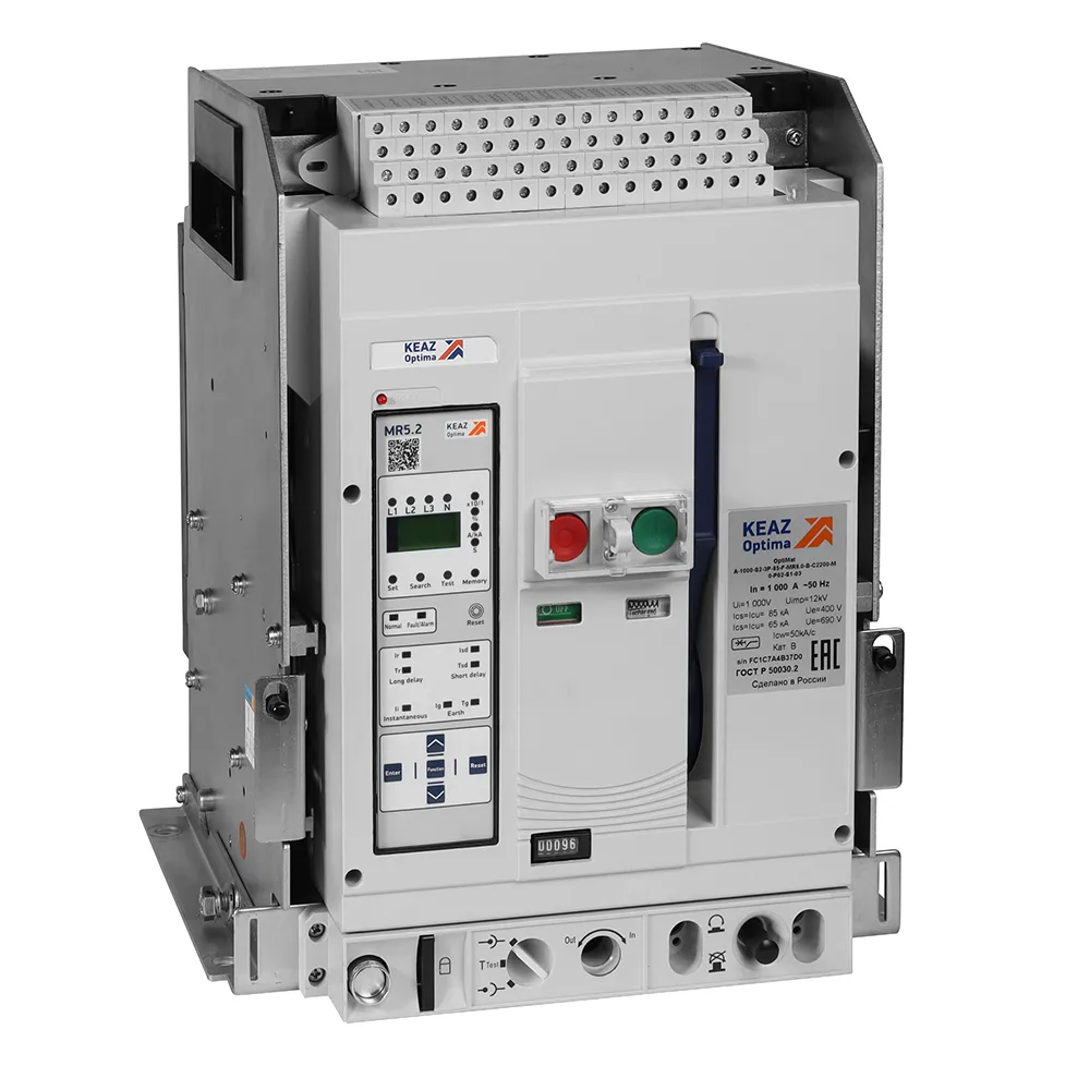Выключатель автоматический optimat a-1250-s1-3p-50-d-mr5.2-b-c2200-m2-p05-s2-06 КЭАЗ 366229