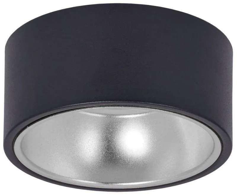 LIGHTING Светильник 4017 накладной потолочный под лампу GX53 черный/хром IEK IEK LT-UPB0-4017-GX53-1-K56