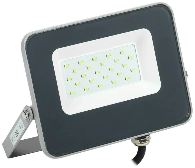 Прожектор светодиодный сдо 07-20g green ip65 серый iek IEK LPDO7G-01-20-K03