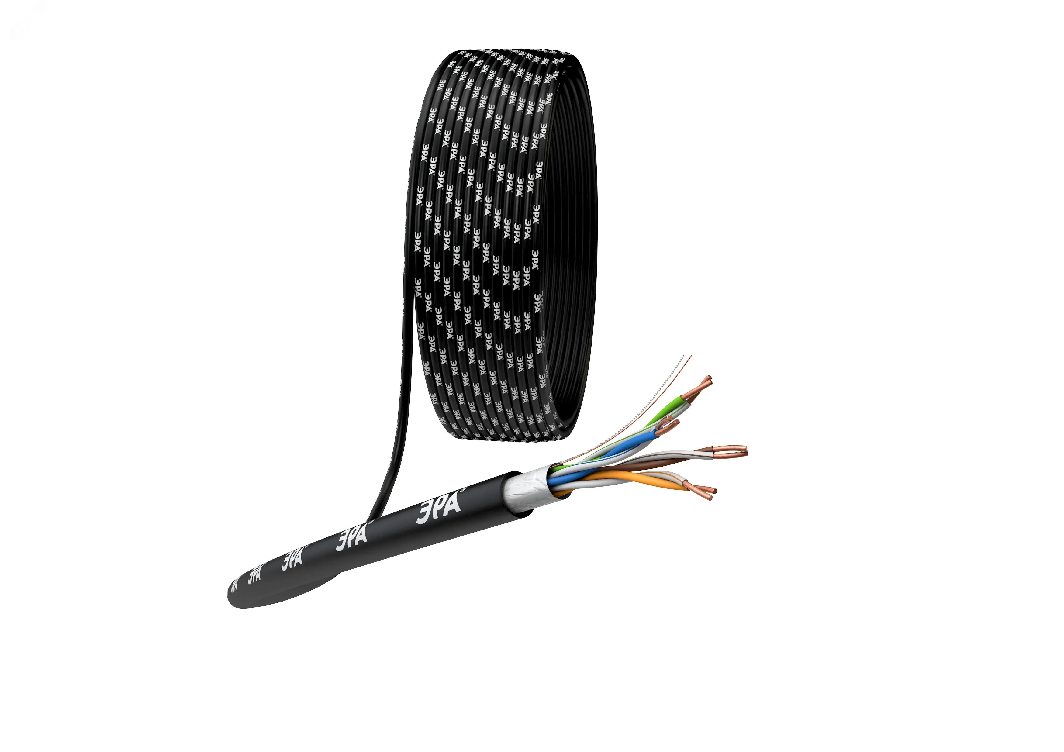 Витая пара F/UTP Cat5e 4x2x24 AWG CU PE OUTDOOR 305 м