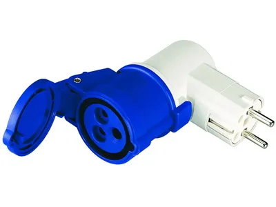 Переходник для труб 16A(2P+E) 250В>16A 3P 230В DKC DIS610379