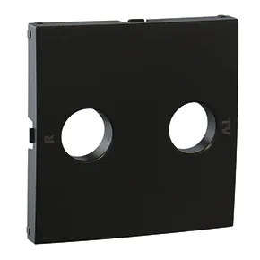 Efapel 90776 TPM Лицевая панель для TV/Радио розеток, черный Efapel 90776 TPM