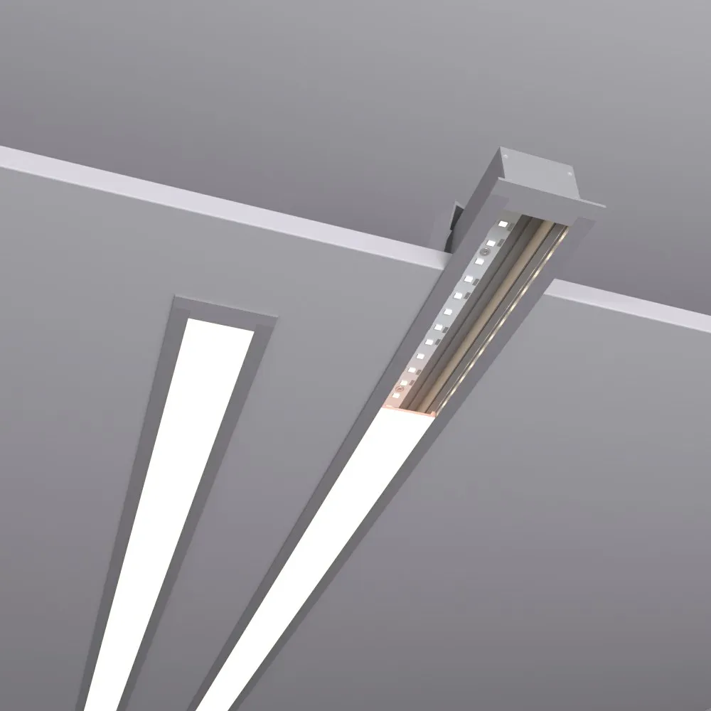 Светильник светодиодный RVE-PLS4932-1950-V (Линейный 1950x49x32мм 50Вт встраиваемый 4000K Анод) RVElektro RVE00000154