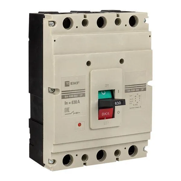 Ва-99м 800/630а 3p 35ка с электромагнитным расцепителем ekf EKF MCCB99-800-630M-MA